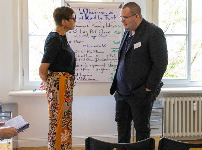 Claudia Lubahn und Prof. Glauner
